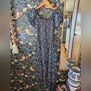 Seven Islands Floral Multi Tiered Ruffle Maxi Dress